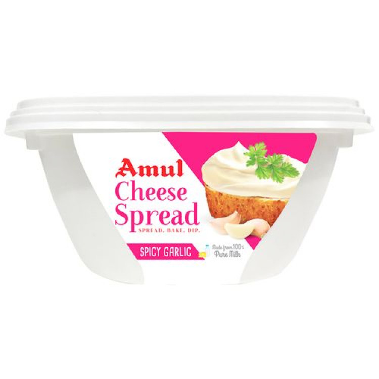 Amul Cheese Spread Spicy Garlic 200g